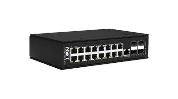 Новинка от NST: Промышленный L2+ PoE коммутатор на 16 каналов